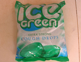 Ice Green Cough Drops